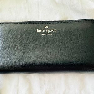 Kate spade black leather wallet